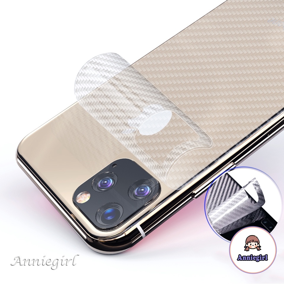 Miếng dán sợi carbon bảo vệ mặt sau điện thoại Iphone 11 Pro Max