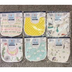 Yếm Xô Cúc Bấm Muslin Tree Cho Bé