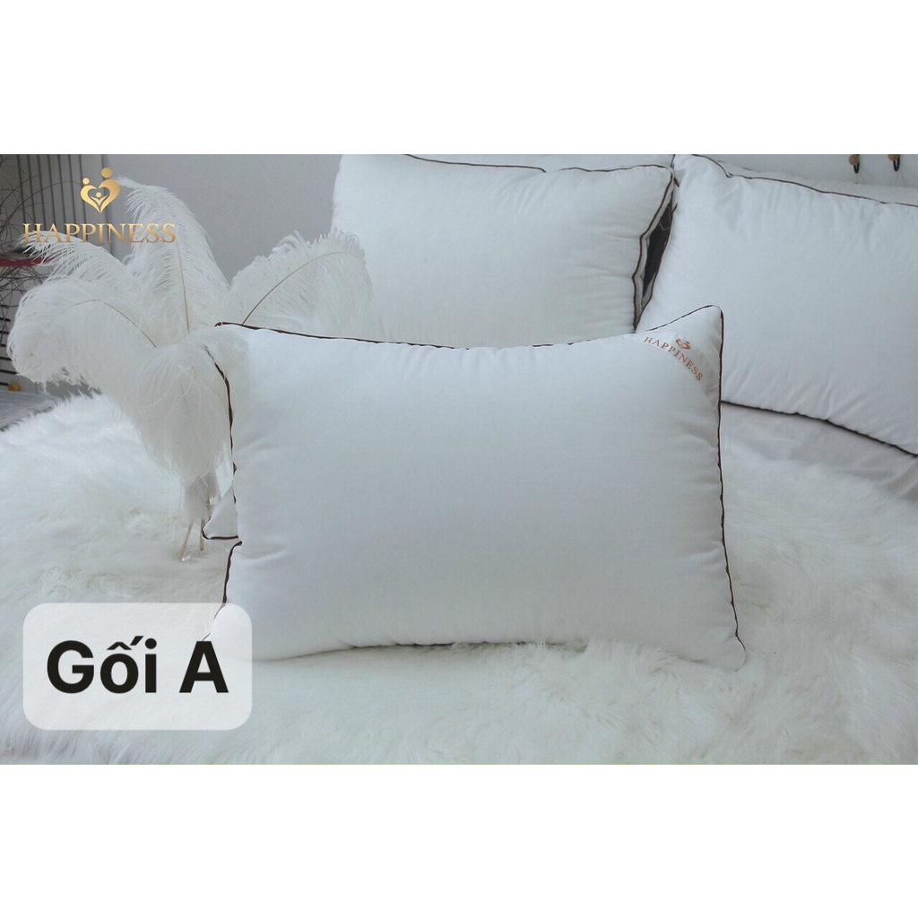Ruột Gối Nằm Happiness Hàng Chính Hãng Kích Thước 45x65cm - 1 Đôi - 2 Ruột
