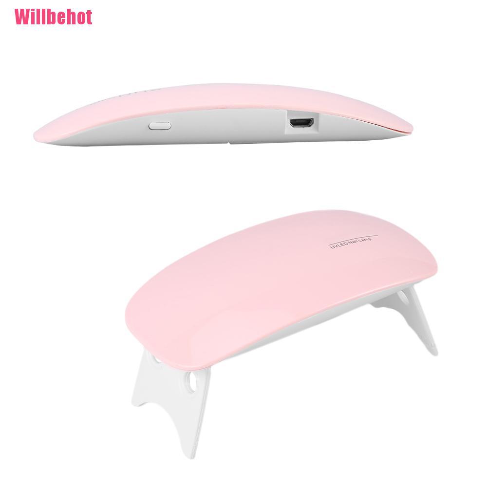 [Hàng mới về] Đèn led UV sấy khô sơn móng tay kèm dây cáp usb