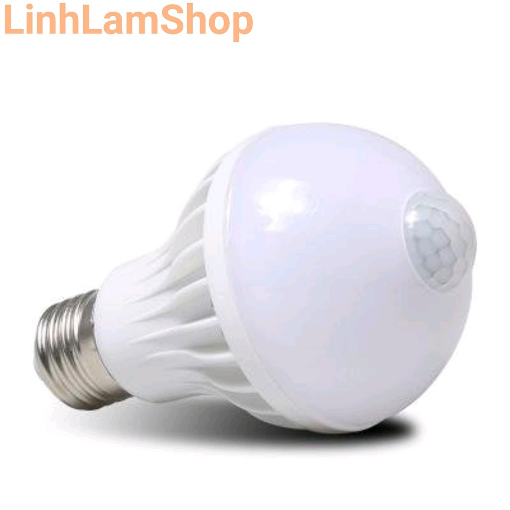 BÓNG ĐÈN CẢM BIẾN HỒNG NGOẠI TỰ ĐỘNG SÁNG KHI CÓ NGƯỜI DI CHUYỂN 9W LED CỰC SÁNG