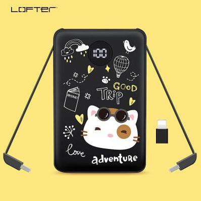 🤳 Sạc Pin Dự Phòng 10000mAh 🤳 Lofter Siêu Tiện Siêu Gọn Nhẹ