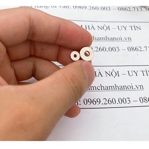 Nam châm câu cá nhựa có lỗ để xỏ dây câu, các loại kích thước