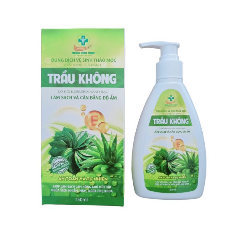 Dung dịch vệ sinh phụ nữ trầu không, xoài xanh, lá bàng ( hàng chuẩn , giấy tờ đầy đủ)