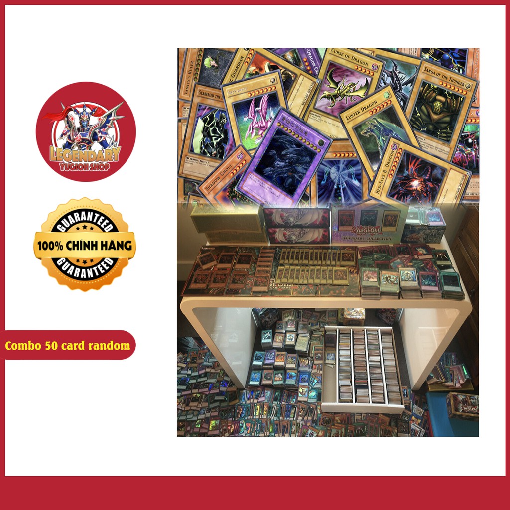 Combo HOT!! 50 Thẻ Bài Yugioh Random Ngẫu Nhiên Đủ Độ Hiếm, Ngôn Ngữ Tự Chọn