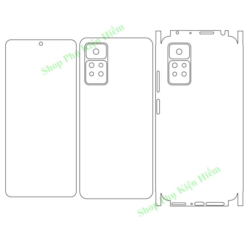 Dán dẻo PPF Redmi Note 11 Pro (5G) quốc tế – Tặng cường lực camera