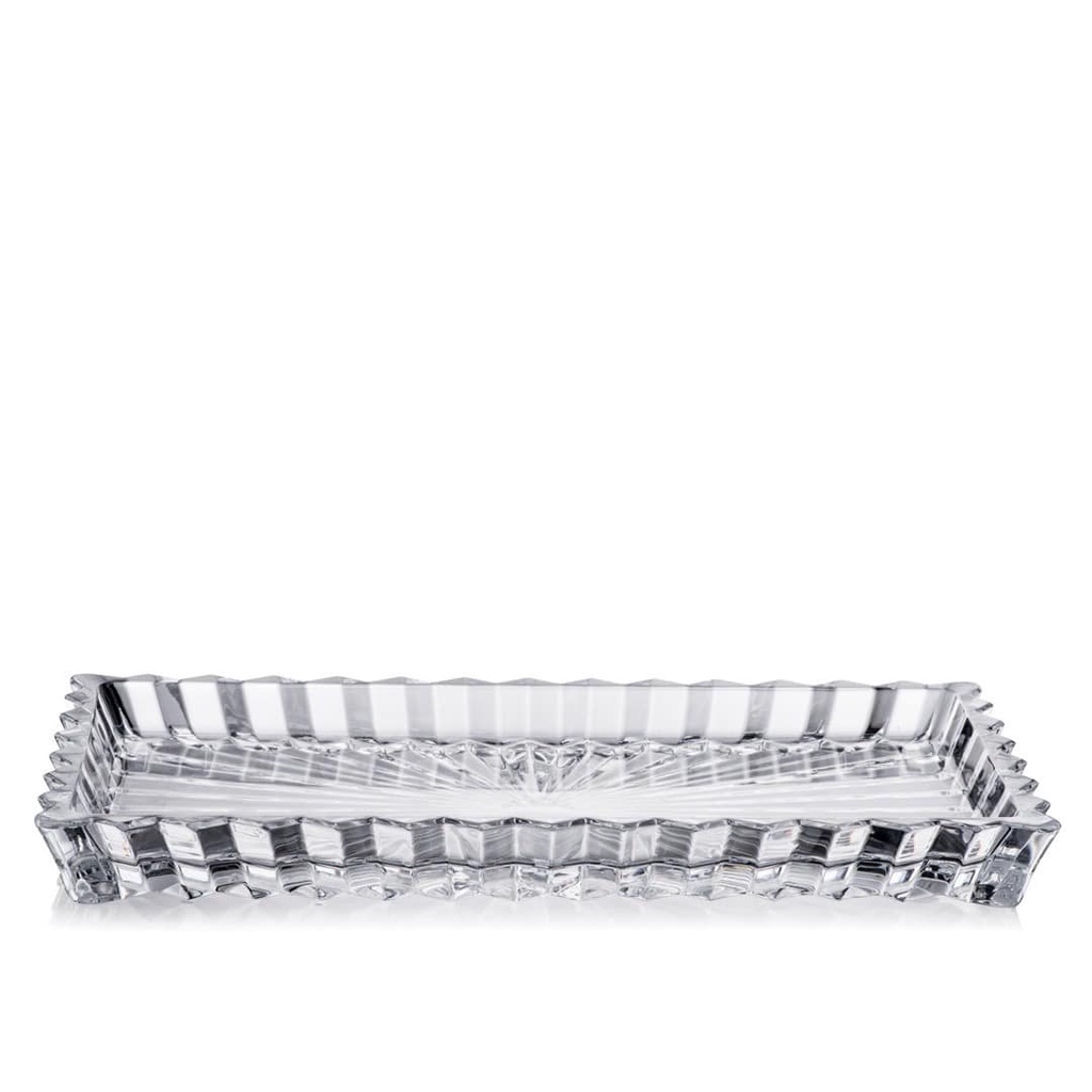 Khay Pha Lê Rogaska Crown Jewel 35x19cm