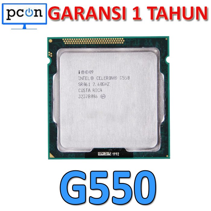 Ổ Cắm Cầu Chì Intel Celeron G550 Lga 1155 2.60ghz