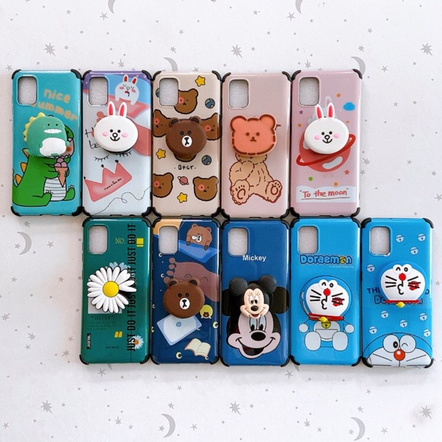 Ốp idm Hàn Quốc kèm Pop Samsung A31 siêu đẹp