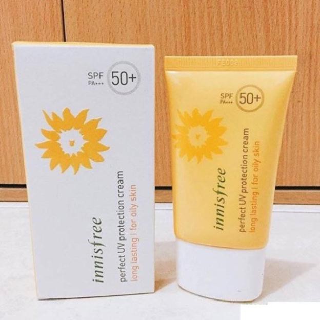 [Da Dầu]Kem Chống Nắng Vật Lý Innisfree Long Lasting SPF50++(50ml)