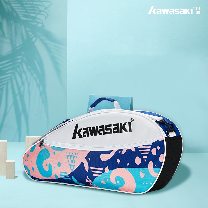 Túi Đựng Vợt Cầu Lông Kawasaki KBB-8335 & KBB-8335D & KBB-8337D Tiện Dụng Cho 3 Vợt Tennis