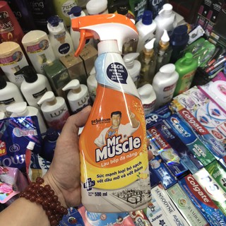 Xịt Lau Bếp Mr Muscle