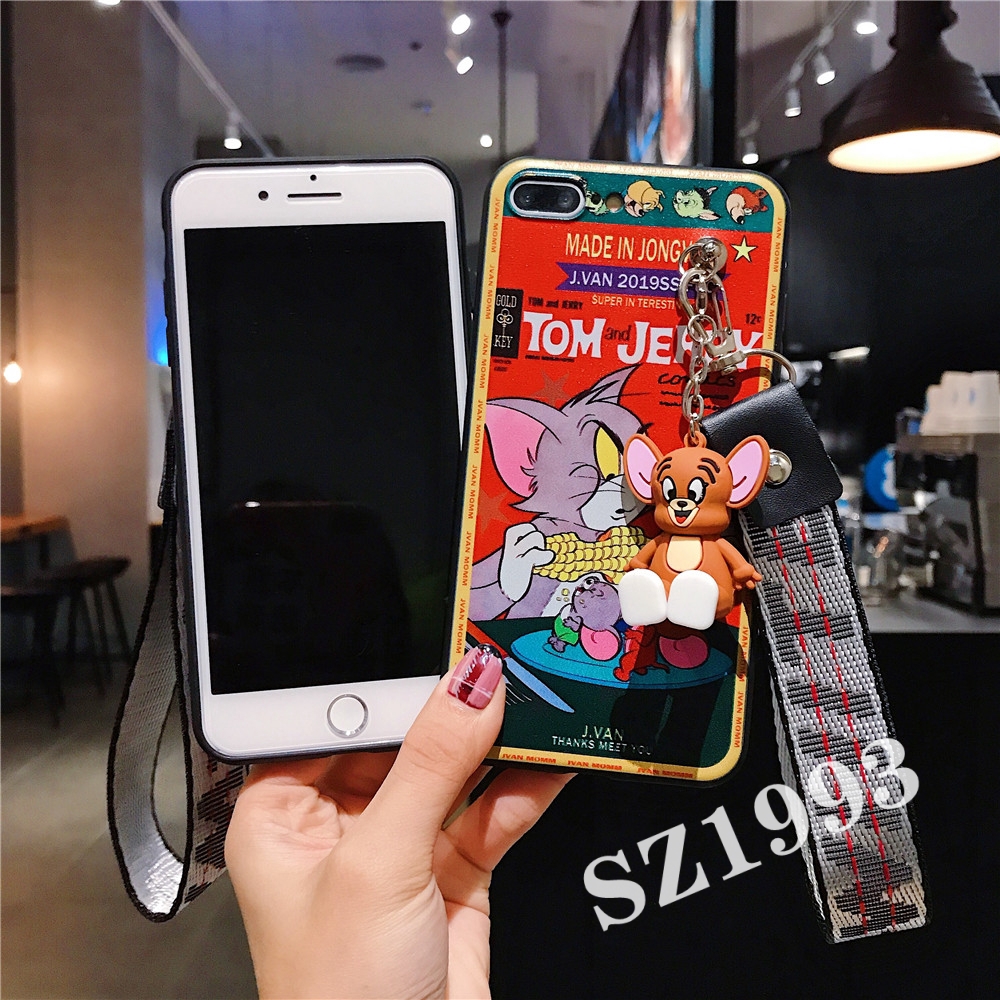Ốp điện thoại họa tiết hoạt hình Tom And Jerry cho OPPO K3 F11 F11 Pro A7 A5s A3s F9 F7 F5 F3 F1s A57 A39 A37 A3