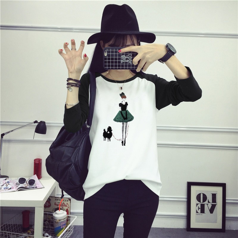 💕Wukong💕Women Loose Botto Top Shirt