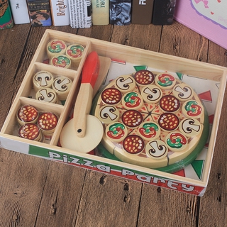 Bánh Pizza Đồ Chơi Bằng Gỗ Cho Bé