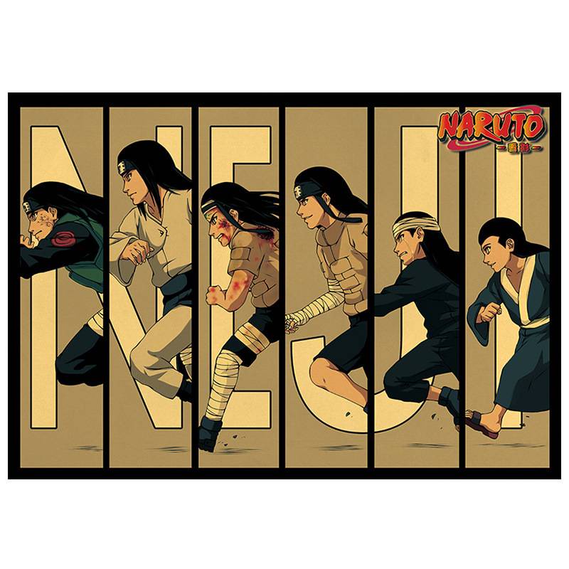 Poster Phim Naruto "Neji 's Way" 50.5x35cm