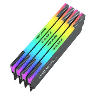 Tản nhiệt Ram Coolmoon Led 5v ARGB, đồng bộ màu Mainboard, Hub coolmoon Coolmoon