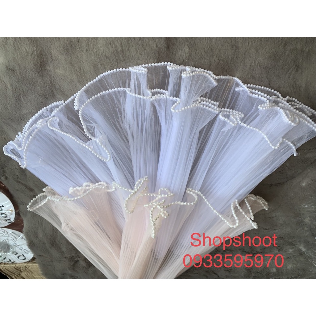 VOAN SÓNG VIỀNG NGỌC và KHÔNG VIỀNG DÙNG ĐỂ BÓ HOA