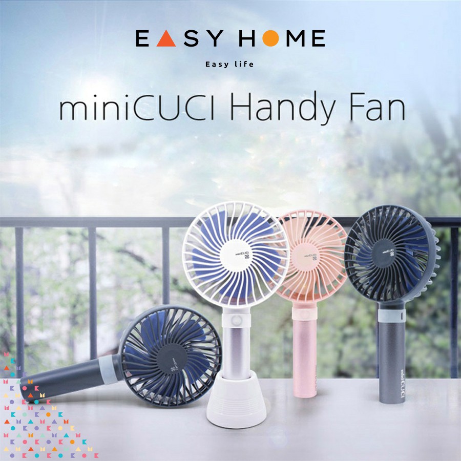 Quạt mini cầm tay Pin khủng Chất Lượng Hàn Quốc - Premium CUCI