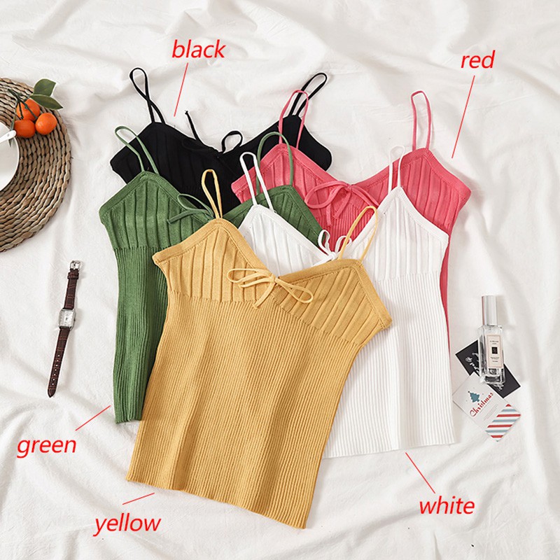 Áo dệt kim nữ cổ chữ V dây rút quyến rũ | BigBuy360 - bigbuy360.vn