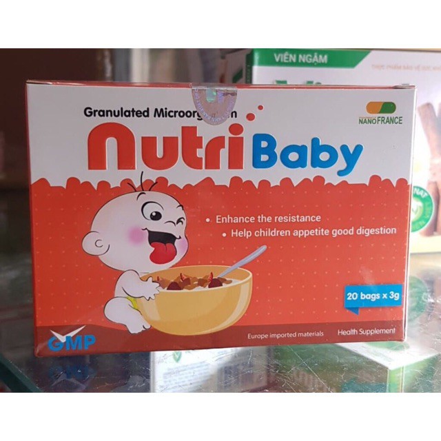 Cốm Vi Sinh NutriBaby ⚡Có Quà Tặng⚡ 2 Phân Loại – Giúp Trẻ Ăn Ngon, Tăng Cân, Tăng Sức Đề Kháng Cho Trẻ Nhỏ