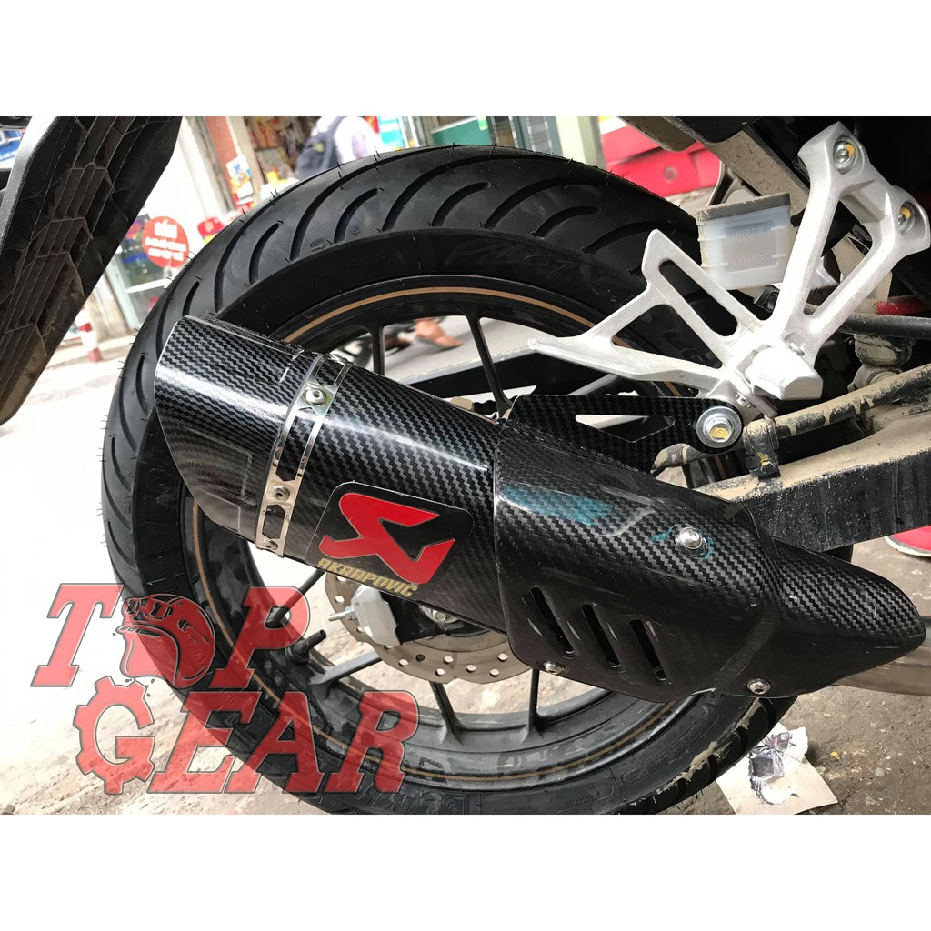 Pô Akrapovic R1 Tem Khắc &lt;TOPGEAR&gt;