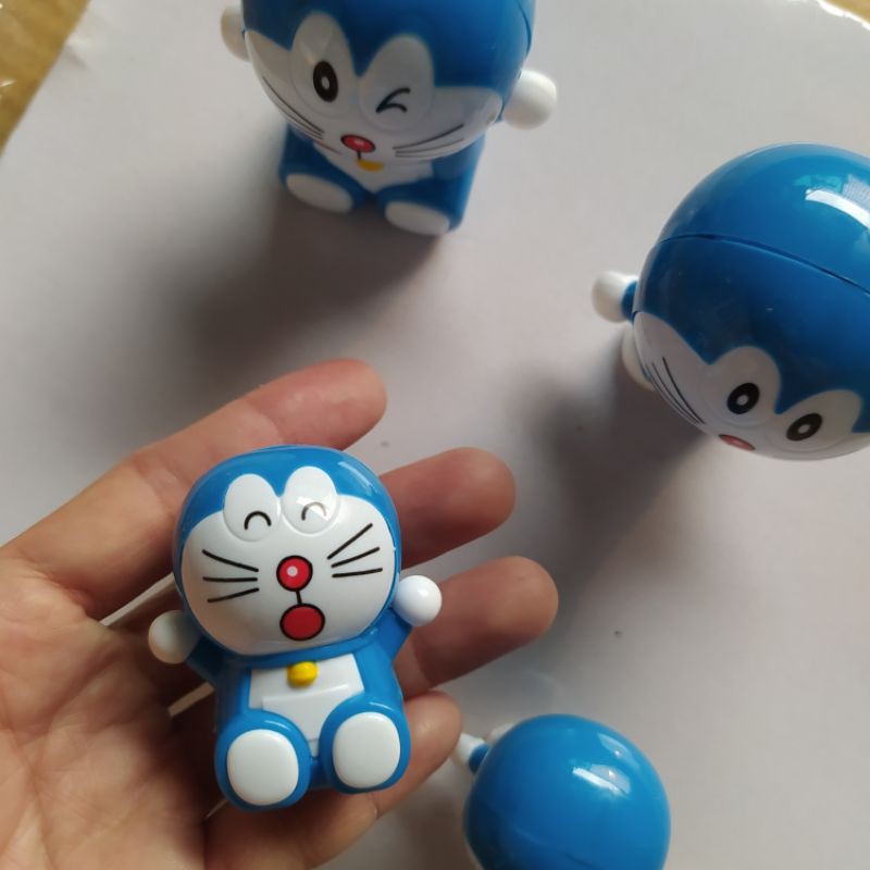 Túi 4 mèo Doraemon trang trí bánh kem, Doremon trang trí bánh