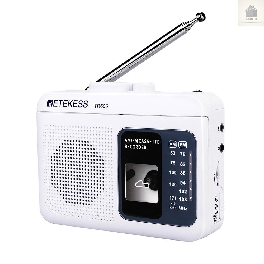 Radio Am Retekess Tr606 Mini Có Ăng Ten Và Phụ Kiện