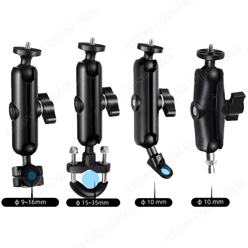 Giá đỡ máy ảnh Gopro Osmo Action Insta 360 One R X X2 bằng kim loại gắn tay lái xe máy