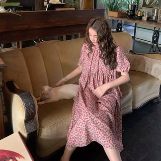 Đầm Hoa Chiffon Nữ Tính new long dress