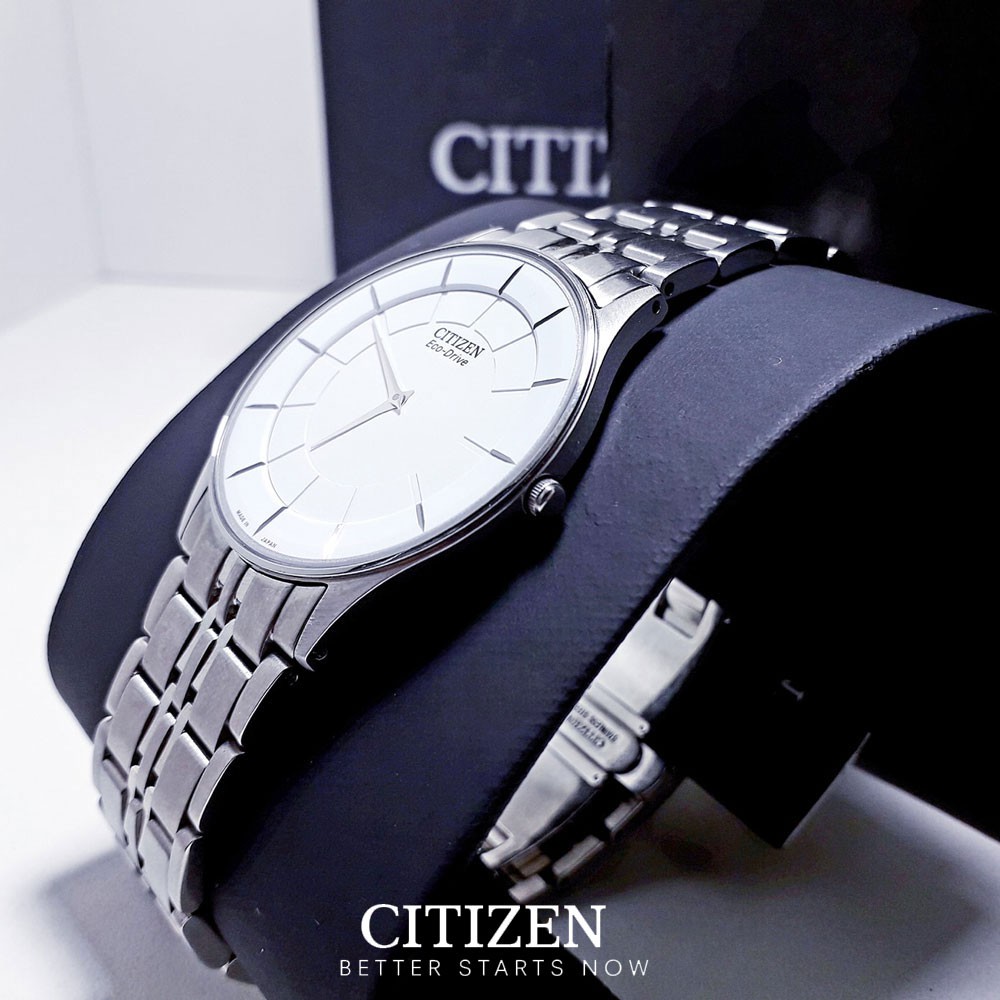 Đồng Hồ Nam Citizen Siêu Mỏng Dây Thép không Gỉ AR3010-65A - Mặt Trắng (Sapphire)