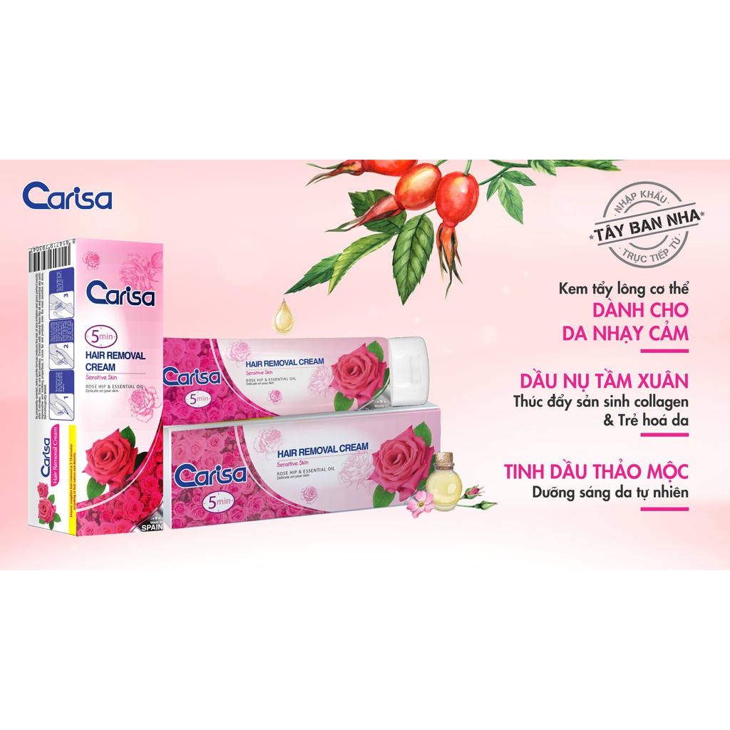 Kem Tẩy Lông CARISA (100ml)