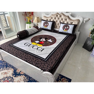 Ga gối thun lạnh 5D cao cấp ( 3 màu )