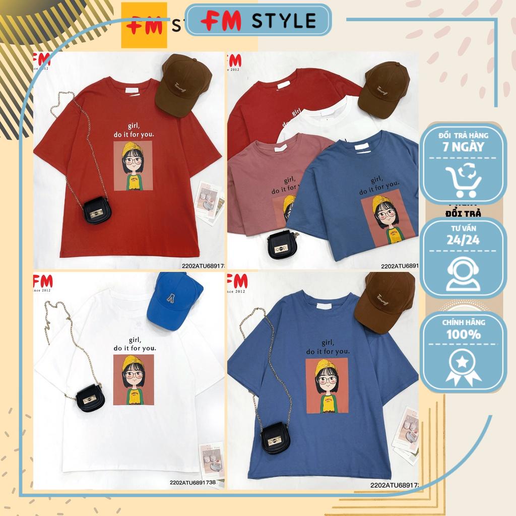 Áo thun form rộng tay ngắn dành cho cả nam và nữ | Áo thun chất liệu cotton mềm mặc thoải mái | Fmst