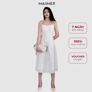 Váy 2 dây Ruffles Dress Maiimer nhiều màu