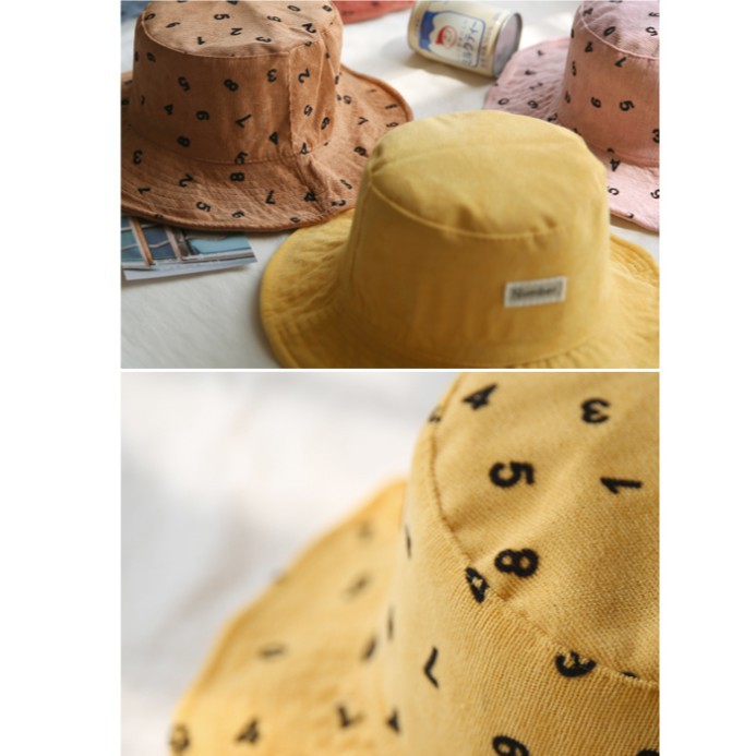 Nón Tai Bèo Hai Mặt In Họa Tiết Hoạt Hình Phong Cách Hàn Quốc Dành Cho Học Sinh