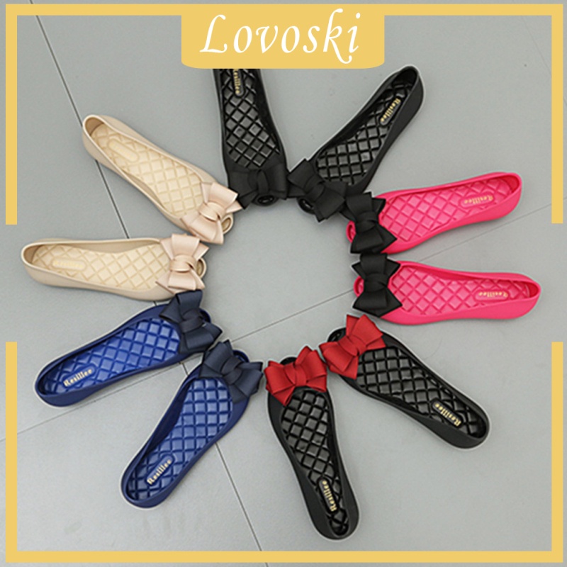 [LOVOSKI] Plain Ribbon Bow Bowknot High Heel Shoe Clips Charm Decoration 1pc Dark Blue