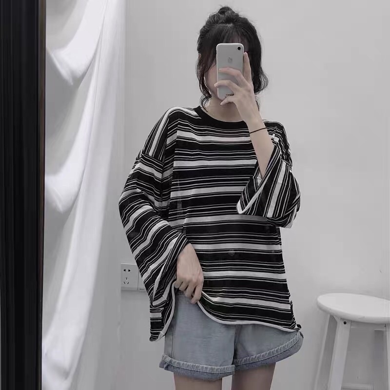 Áo len mongtoghi mỏng nhẹ tay rộng phong cách Hàn Quốc cá tính Aimee closet