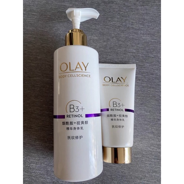 Dưỡng thể Olay B3 Retinol 65ml và 250ml và kem tay 10ml