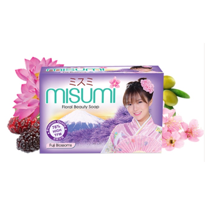 Xà phòng tắm dưỡng da Misumi Fuji Blossom 90 gr