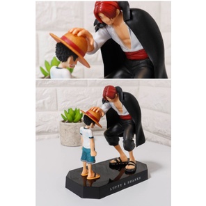 [ Dưa Hấu ] Mô hình nhân vật One Piece - Mô hình Shank và Luffy