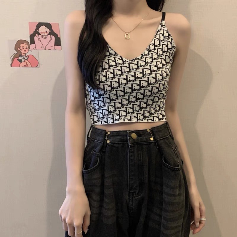 Áo Hai Dây Dior- Như Hình