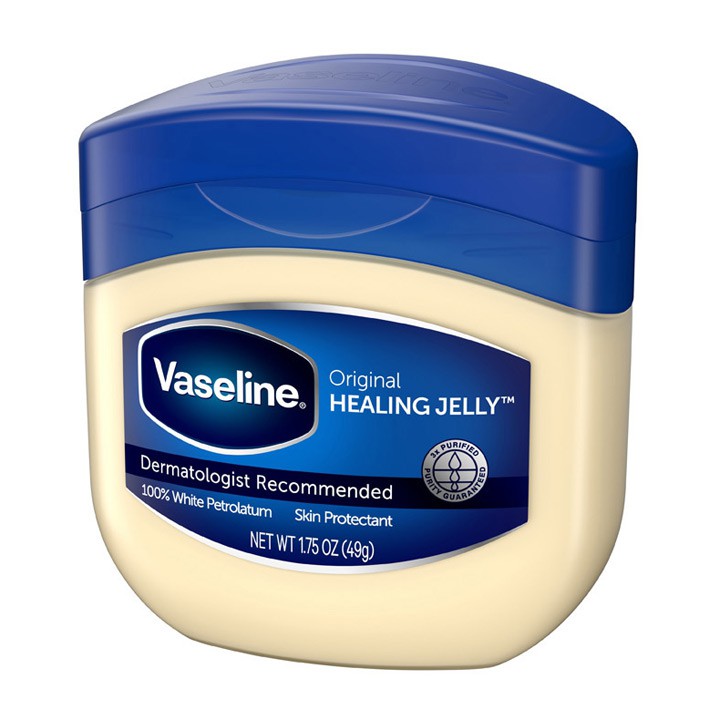 Dưỡng da Vaseline 100% White Petrolatum Jelly - Original Healing, 49g