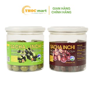 [ THOCmart.vn ] Hạt SACHI phủ Socola và Matcha King Of Nuts hạt dưỡng chất cho cuộc sống khỏe mạnh hộp nhựa 170g