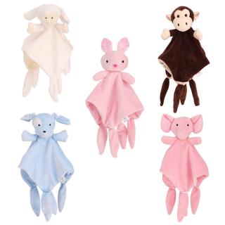 Soft Baby Toys Appease Towel Soothe Sleeping Animal Blankie Towel Educative Baby Rattles Mobiles Stroller Toys G0254