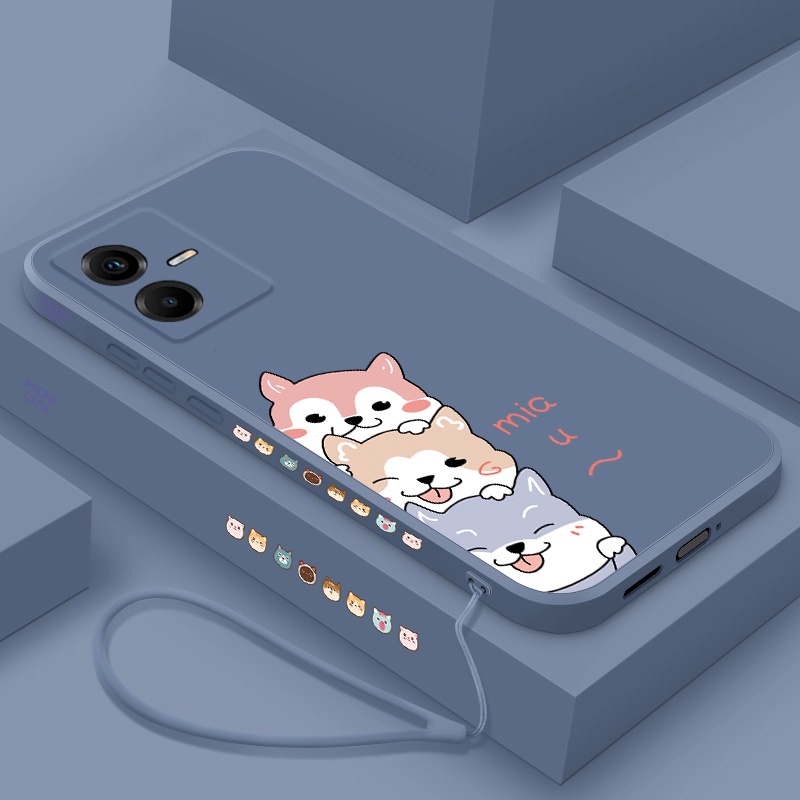Ốp Vivo Y22S Y16 Y15S Y15A Y01 Y35 Y02S Y17 Y15 Y12 U10 Y12S Y20 Y20S Y12A Soft Case Lovely Dog GG