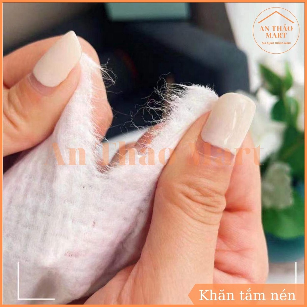 Khăn Tắm Nén Du Lịch Bằng Cotton Tiện Lợi  Dùng Một Lần 70*140 cm
