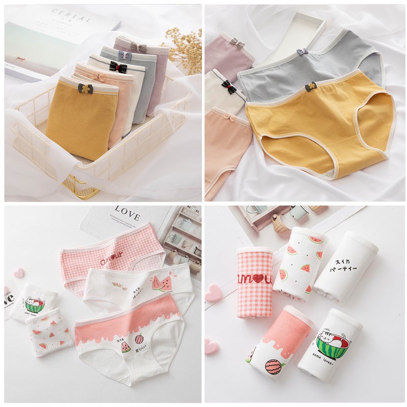 Quần Lót Nữ ❤️FREESHIP ❤️Quần Lót Nữ Cotton kháng khuẩn thoáng mát đính nơ duyên dáng điệu đà QL38 | BigBuy360 - bigbuy360.vn