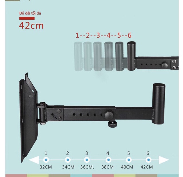 Giá treo loa cọc hàng cao cấp(ảnh thật )hàng nhập khẩu wd318