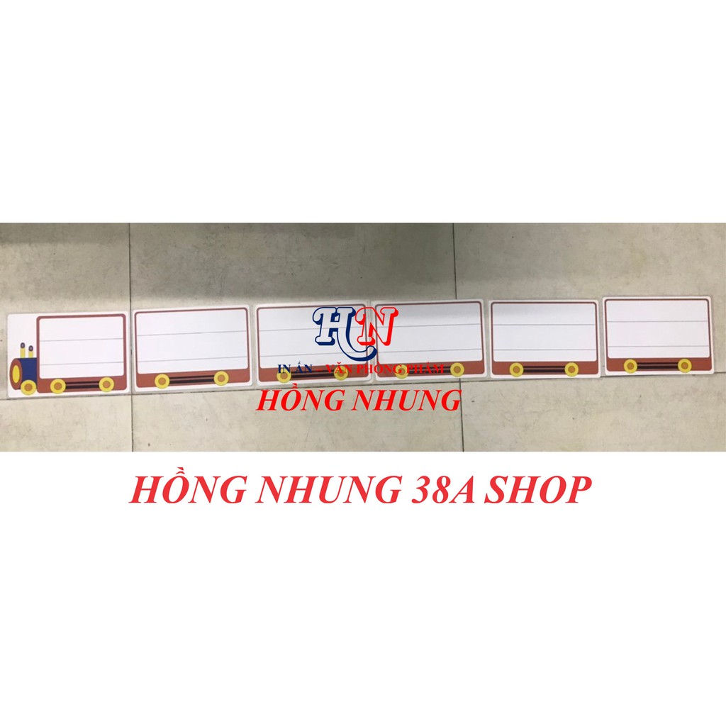 Xe lửa rời - Đồ dùng dạy học [Hong Nhung Shop]